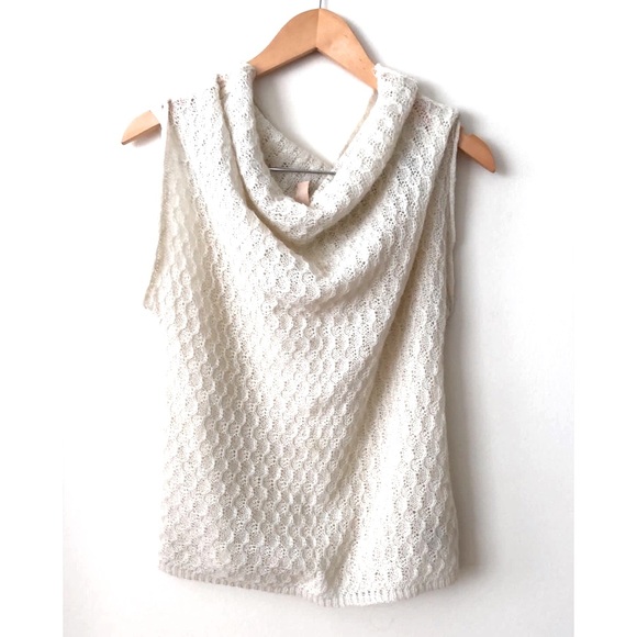 Lita Mortari Tops - 🌴 Lita Mortari Tank Top Sleeveless Wool Loose Baggy Slouchy Cowl Neck